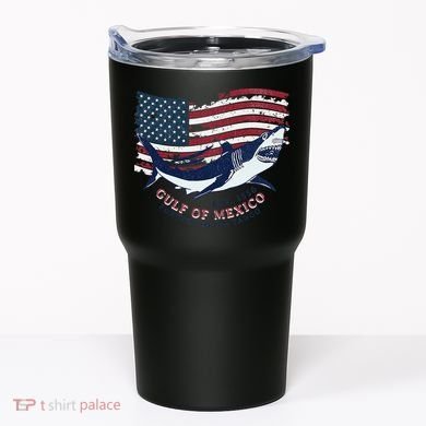 Foxtrot Delta Tango Shark Gulf Of Mexico Protest Tumbler