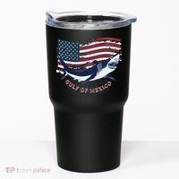 Foxtrot Delta Tango Shark Gulf Of Mexico Protest Tumbler thumb 0