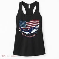 Foxtrot Delta Tango Shark Gulf Of Mexico Protest Women's Tank Top thumb 0