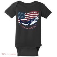 Foxtrot Delta Tango Shark Gulf Of Mexico Protest Baby Bodysuit thumb 0