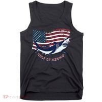 Foxtrot Delta Tango Shark Gulf Of Mexico Protest Tank Top thumb 0
