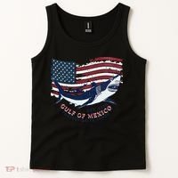 Foxtrot Delta Tango Shark Gulf Of Mexico Protest Tank Top thumb 2