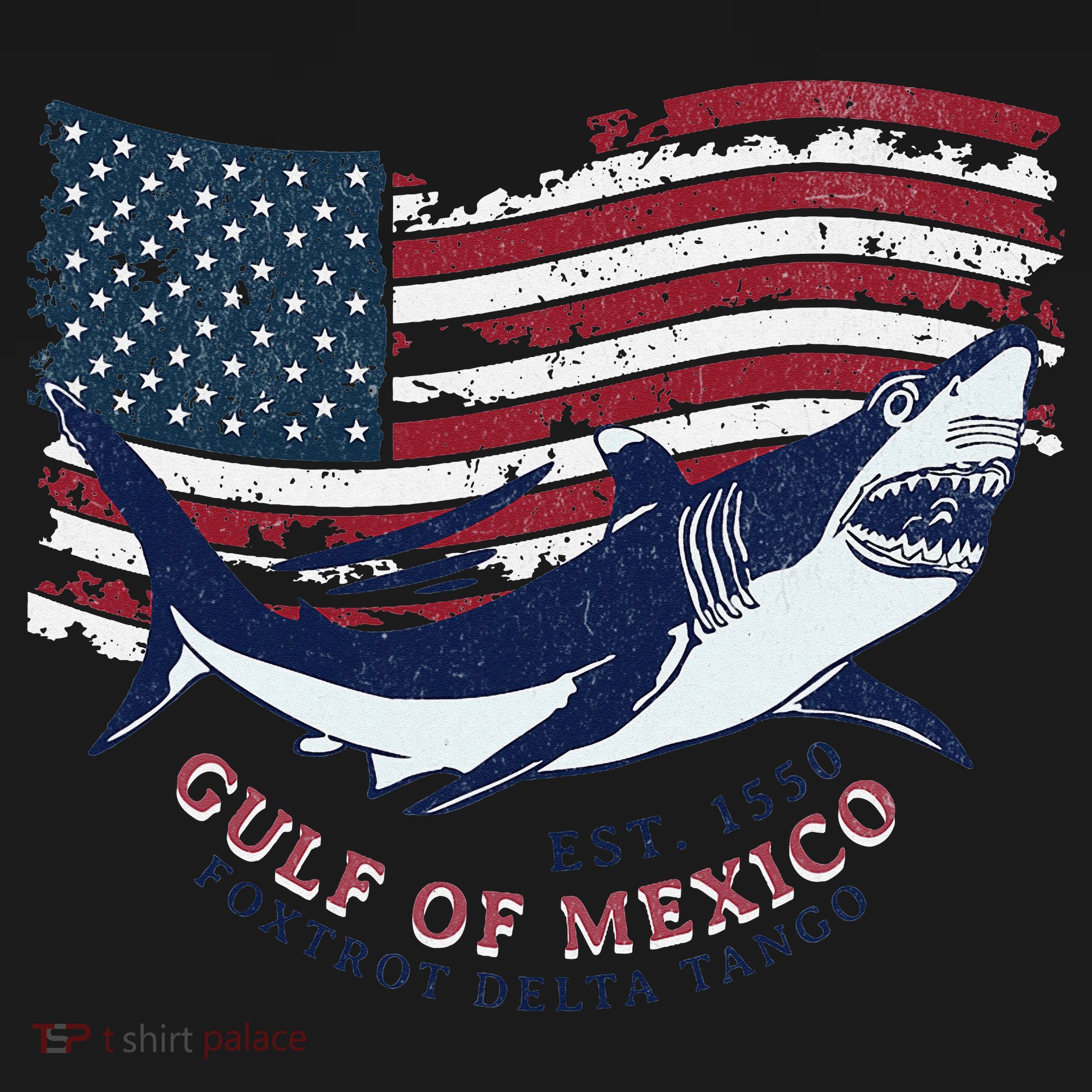 Foxtrot Delta Tango Shark Gulf Of Mexico Protest Visor