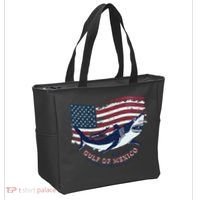 Foxtrot Delta Tango Shark Gulf Of Mexico Protest Tote Bag thumb 2