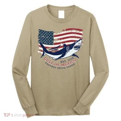 Foxtrot Delta Tango Shark Gulf Of Mexico Protest Long Sleeve Shirt