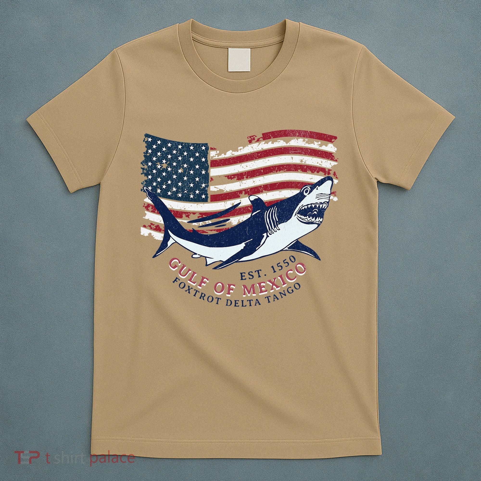 Foxtrot Delta Tango Shark Gulf Of Mexico Protest T-Shirt