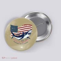Foxtrot Delta Tango Shark Gulf Of Mexico Protest Button thumb 0