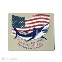 Foxtrot Delta Tango Shark Gulf Of Mexico Protest Mousepad thumb 0