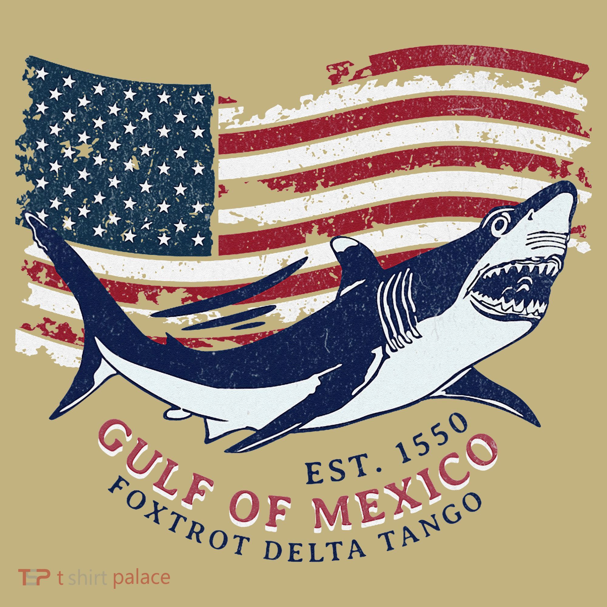 Foxtrot Delta Tango Shark Gulf Of Mexico Protest Mousepad