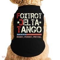 Foxtrots Delta Tangos Funny Foxtrots Delta Tangos Doggie Tank thumb 0