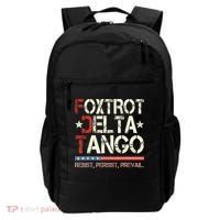 Foxtrots Delta Tangos Funny Foxtrots Delta Tangos Backpack thumb 0