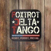 Foxtrots Delta Tangos Funny Foxtrots Delta Tangos Coaster thumb 0