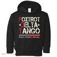 Foxtrots Delta Tangos Funny Foxtrots Delta Tangos Toddler Hoodie thumb 0