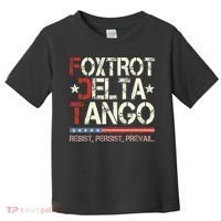 Foxtrots Delta Tangos Funny Foxtrots Delta Tangos Toddler T-Shirt thumb 0