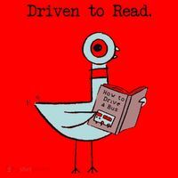 Funny Driven To Read Pigeon Library Reading Books Reader Funny Santa Hat thumb 1