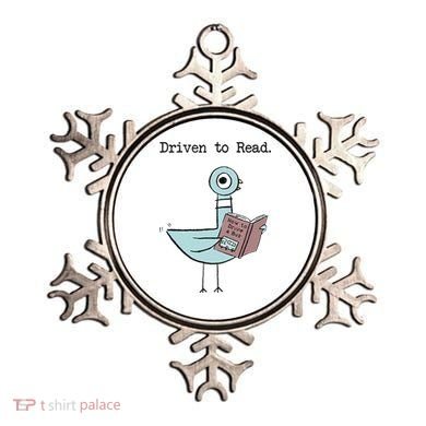 Funny Driven To Read Pigeon Library Reading Books Reader Funny Ornament