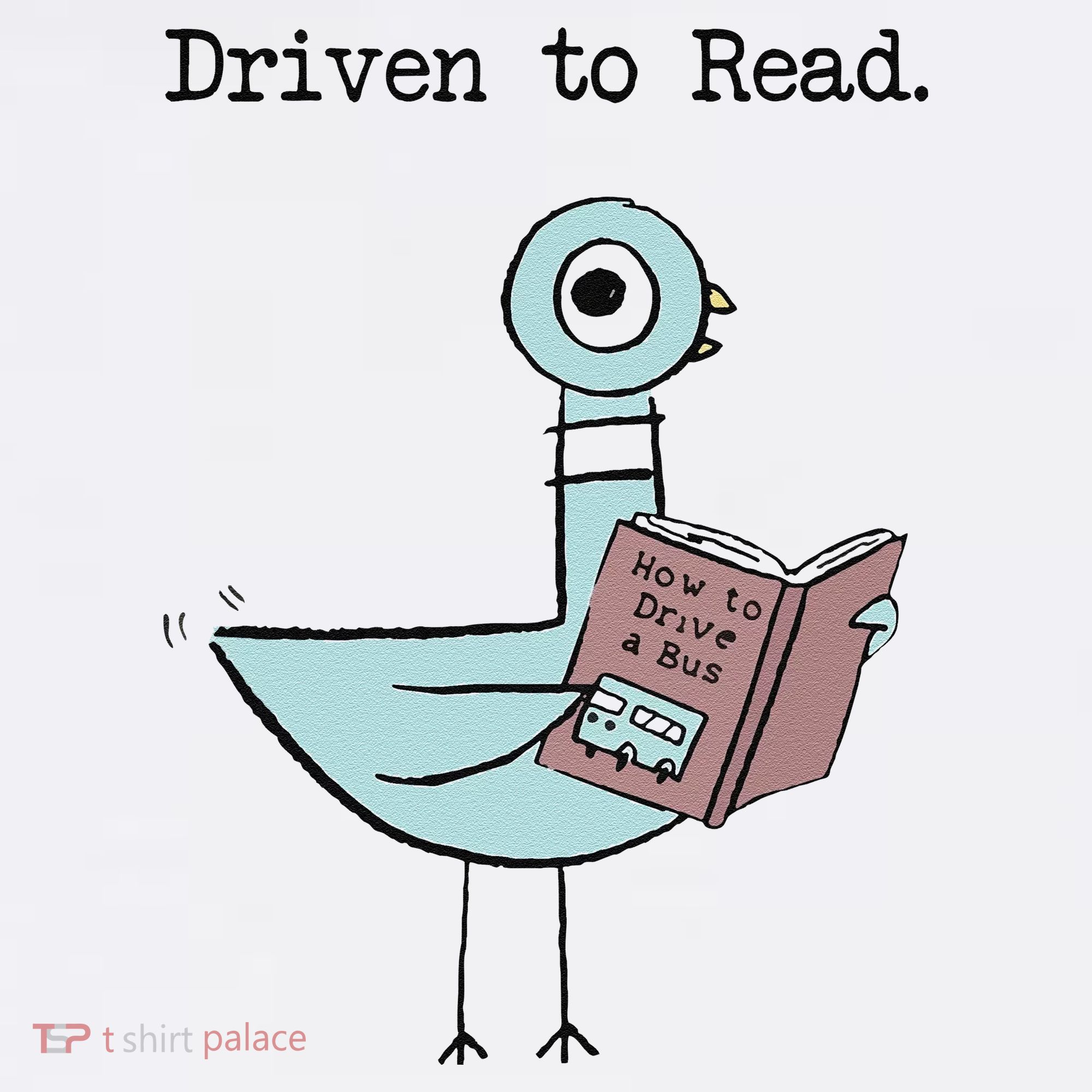Funny Driven To Read Pigeon Library Reading Books Reader Funny Women's Tank Top