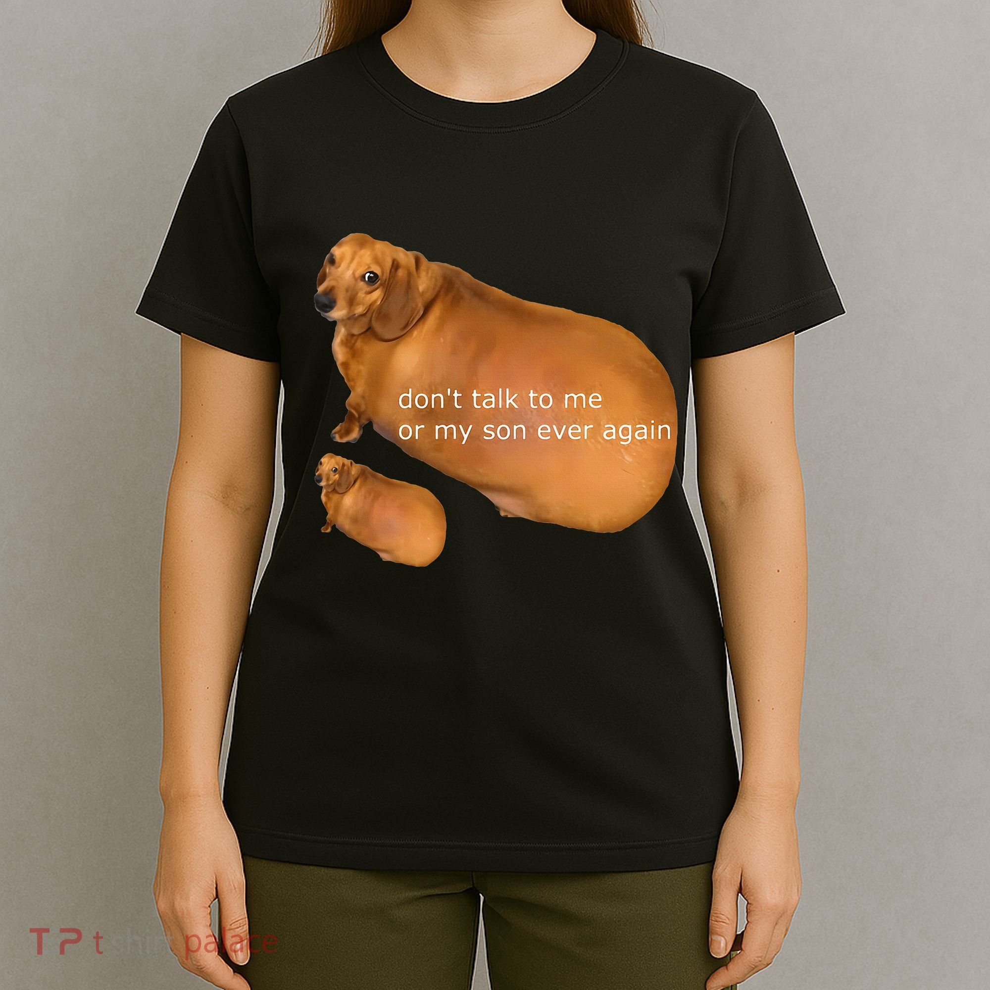 Funny DonT Talk To Me Or My Son Ever Again Geek Dog Meme T-Shirt