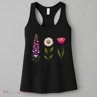 Foxglove Daisy Tulip Floral Women's Tank Top thumb 3