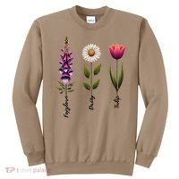 Foxglove Daisy Tulip Floral Sweatshirt thumb 0