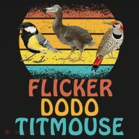 Flicker Dodo Titmouse Bird Watch Nature Lover Backpack thumb 2