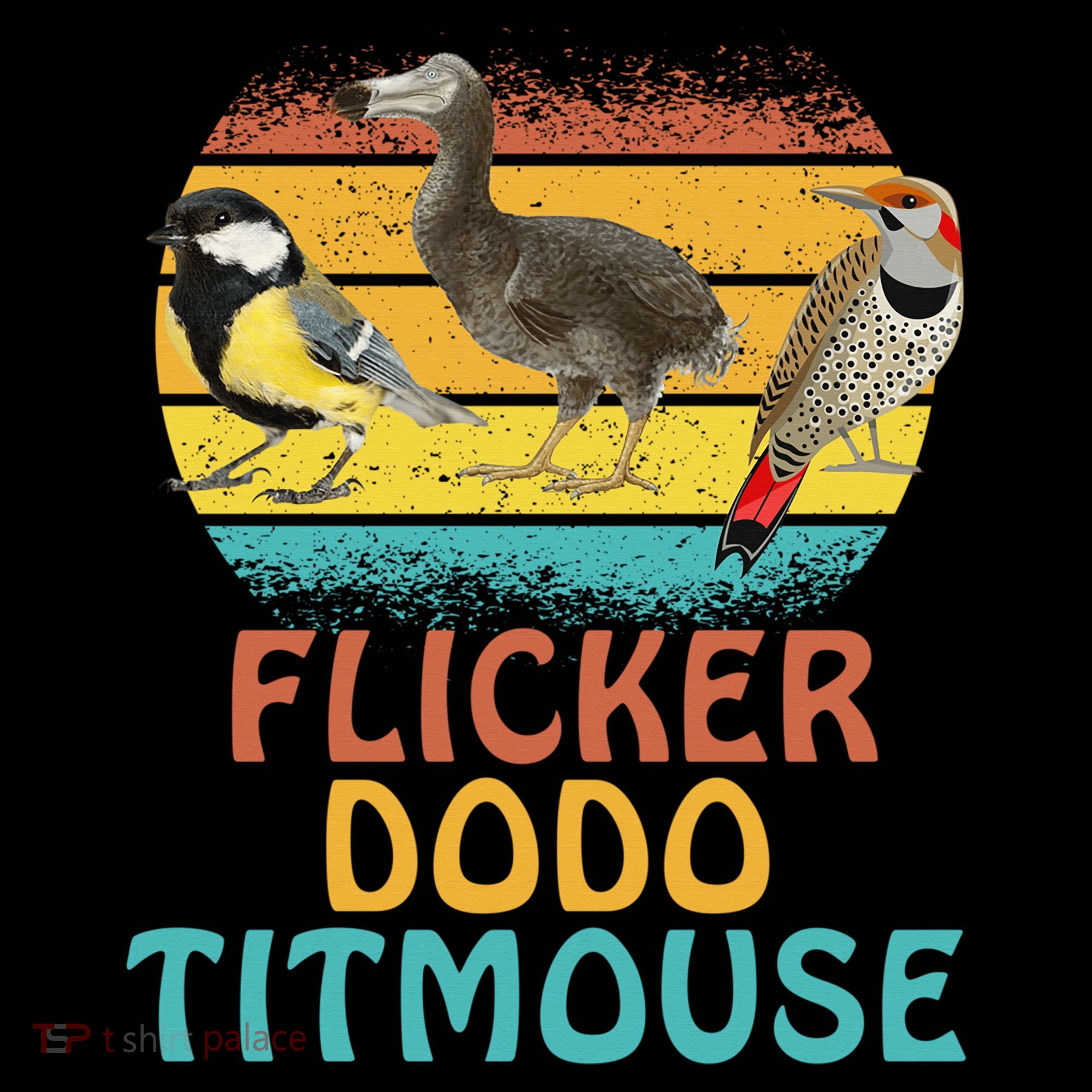 Flicker Dodo Titmouse Bird Watch Nature Lover Coffee Mug