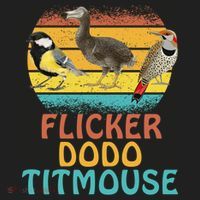 Flicker Dodo Titmouse Bird Watch Nature Lover Tumbler thumb 3