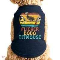 Flicker Dodo Titmouse Bird Watch Nature Lover Doggie Tank thumb 0