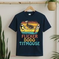 Flicker Dodo Titmouse Bird Watch Nature Lover T-Shirt thumb 2