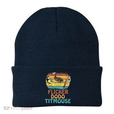 Flicker Dodo Titmouse Bird Watch Nature Lover Beanie