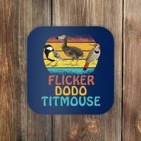 Flicker Dodo Titmouse Bird Watch Nature Lover Coaster thumb 0