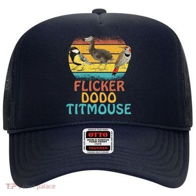 Flicker Dodo Titmouse Bird Watch Nature Lover Hat