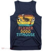 Flicker Dodo Titmouse Bird Watch Nature Lover Tank Top thumb 0