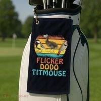 Flicker Dodo Titmouse Bird Watch Nature Lover Golf Towel thumb 2