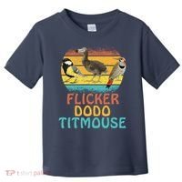 Flicker Dodo Titmouse Bird Watch Nature Lover Toddler T-Shirt thumb 0