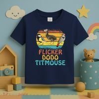Flicker Dodo Titmouse Bird Watch Nature Lover Toddler T-Shirt thumb 3