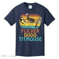 Flicker Dodo Titmouse Bird Watch Nature Lover Kids T-Shirt thumb 0