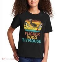 Flicker Dodo Titmouse Bird Watch Nature Lover Kids T-Shirt thumb 2