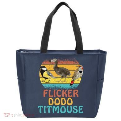 Flicker Dodo Titmouse Bird Watch Nature Lover Tote Bag