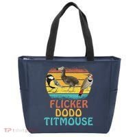 Flicker Dodo Titmouse Bird Watch Nature Lover Tote Bag thumb 0