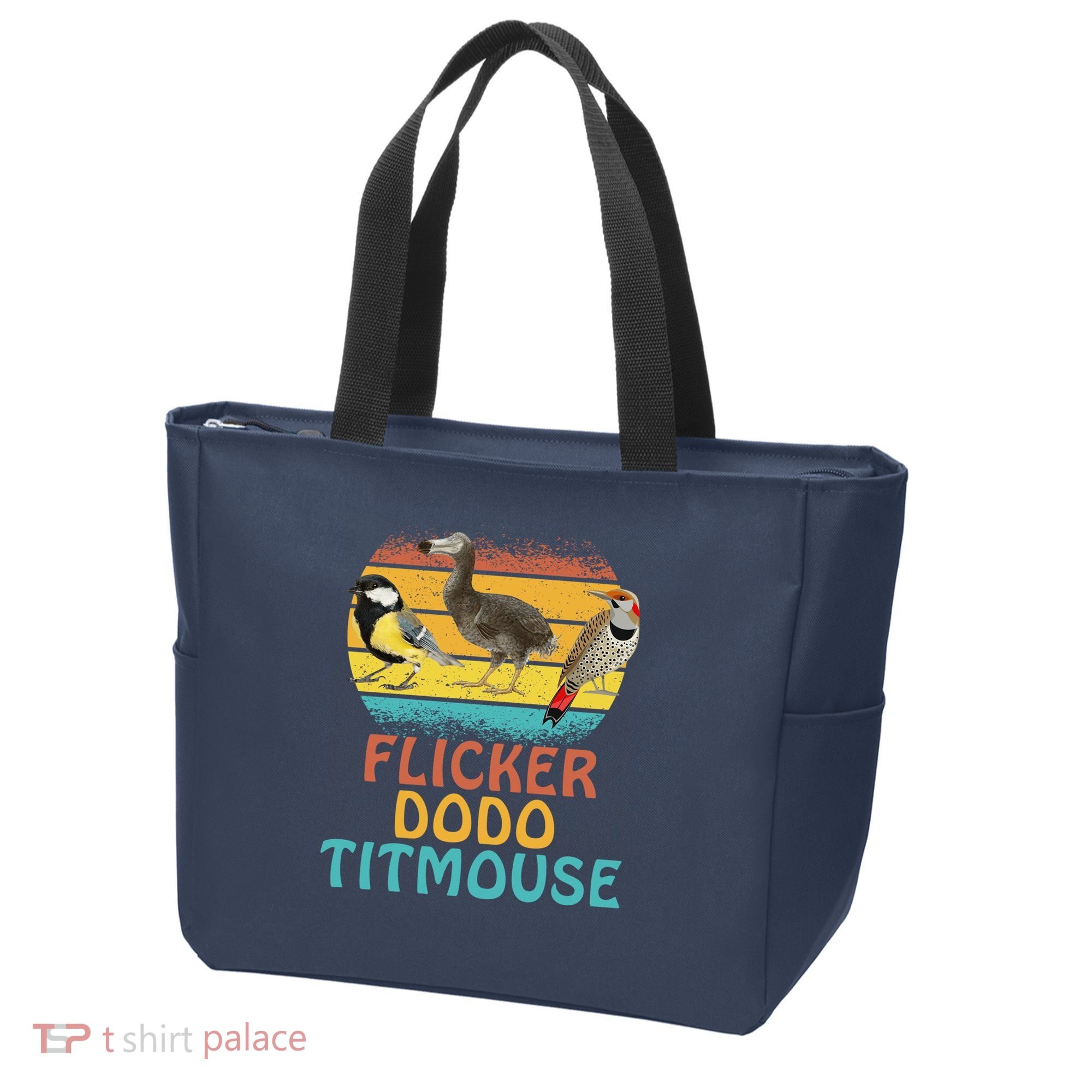 Flicker Dodo Titmouse Bird Watch Nature Lover Tote Bag