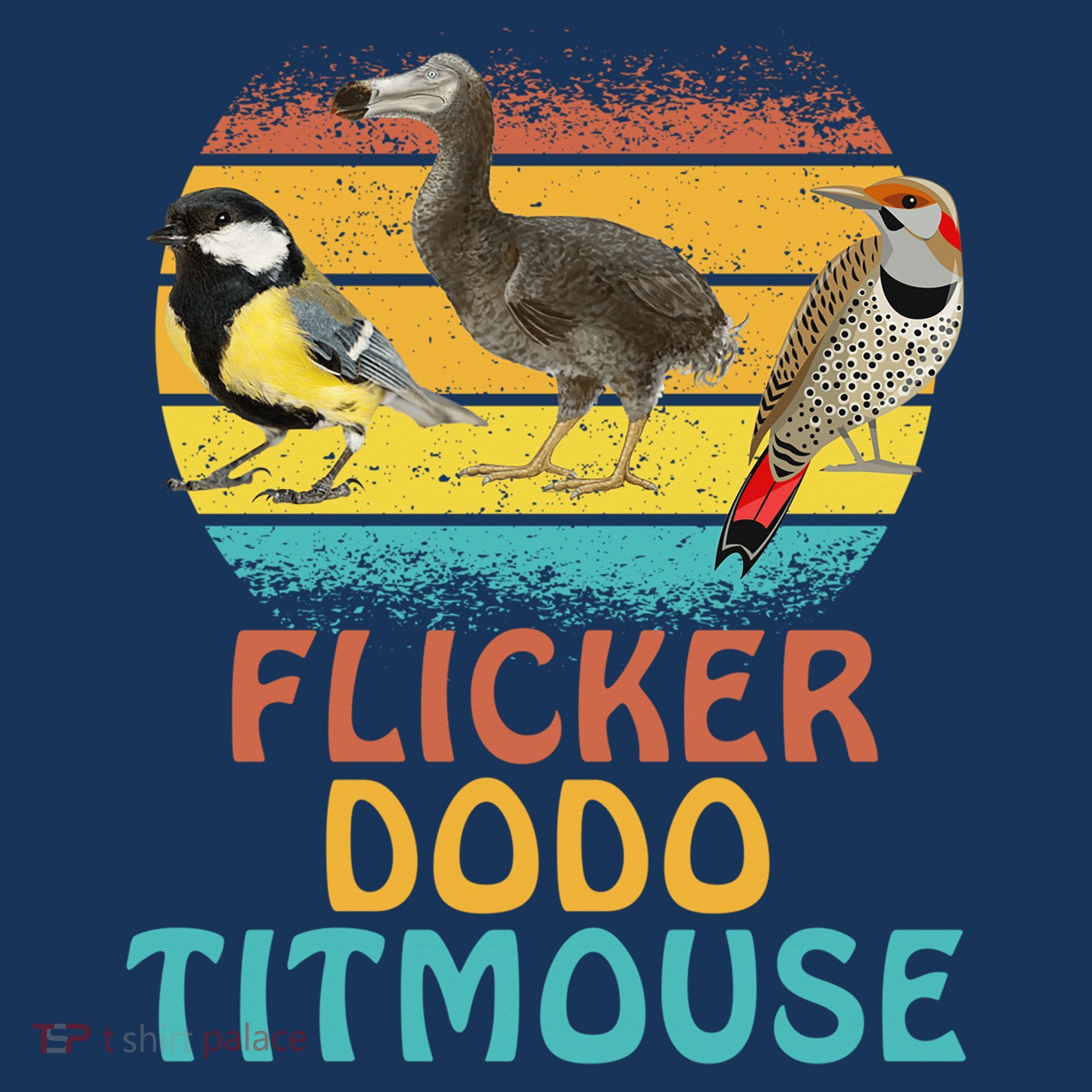 Flicker Dodo Titmouse Bird Watch Nature Lover Tote Bag