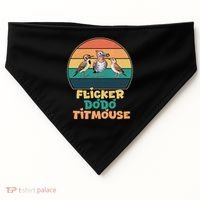 Flicker Dodo Titmouse Bird Watch Nature Lover USA-Made Doggie Bandana thumb 0
