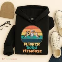 Flicker Dodo Titmouse Bird Watch Nature Lover Hoodie thumb 4