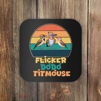 Flicker Dodo Titmouse Bird Watch Nature Lover Coaster thumb 0