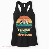 Flicker Dodo Titmouse Bird Watch Nature Lover Women's Tank Top thumb 0