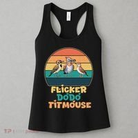 Flicker Dodo Titmouse Bird Watch Nature Lover Women's Tank Top thumb 3