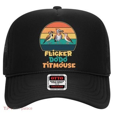 Flicker Dodo Titmouse Bird Watch Nature Lover Hat