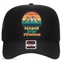 Flicker Dodo Titmouse Bird Watch Nature Lover Hat thumb 0