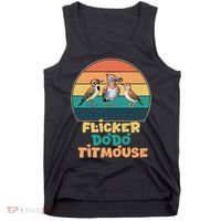 Flicker Dodo Titmouse Bird Watch Nature Lover Tank Top thumb 0